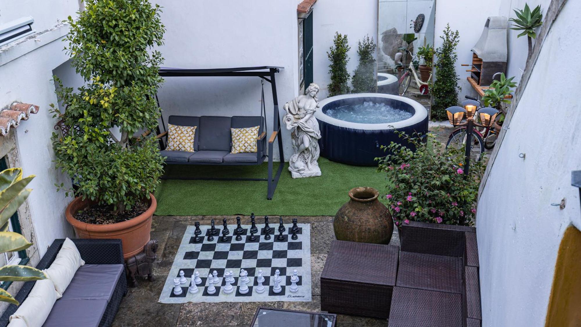 Sintra Wow - Unique Double Smart Room In 17Th Century Palace! Hot Tub, Snooker, Bbq, Ps5, Sauna, Gym Экстерьер фото
